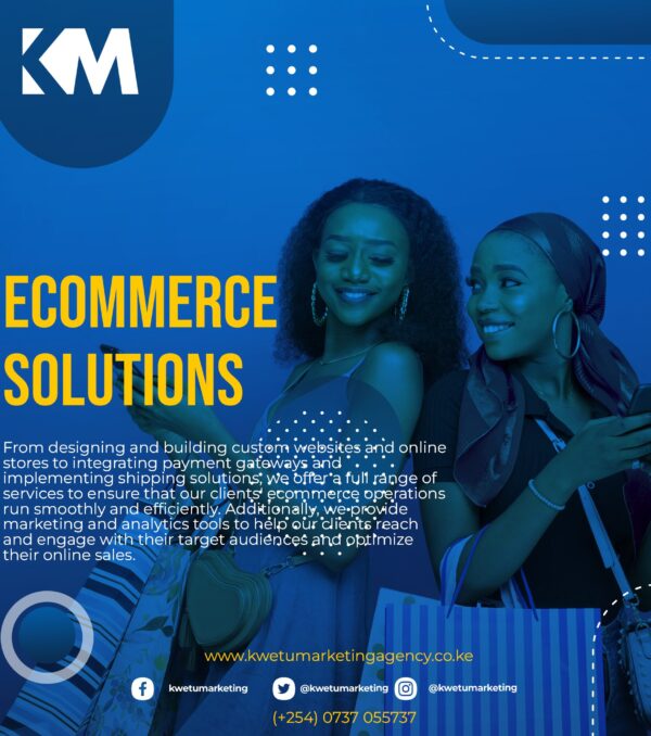 KWETU Marketing Agency - Ecommerce website design services in Kenya